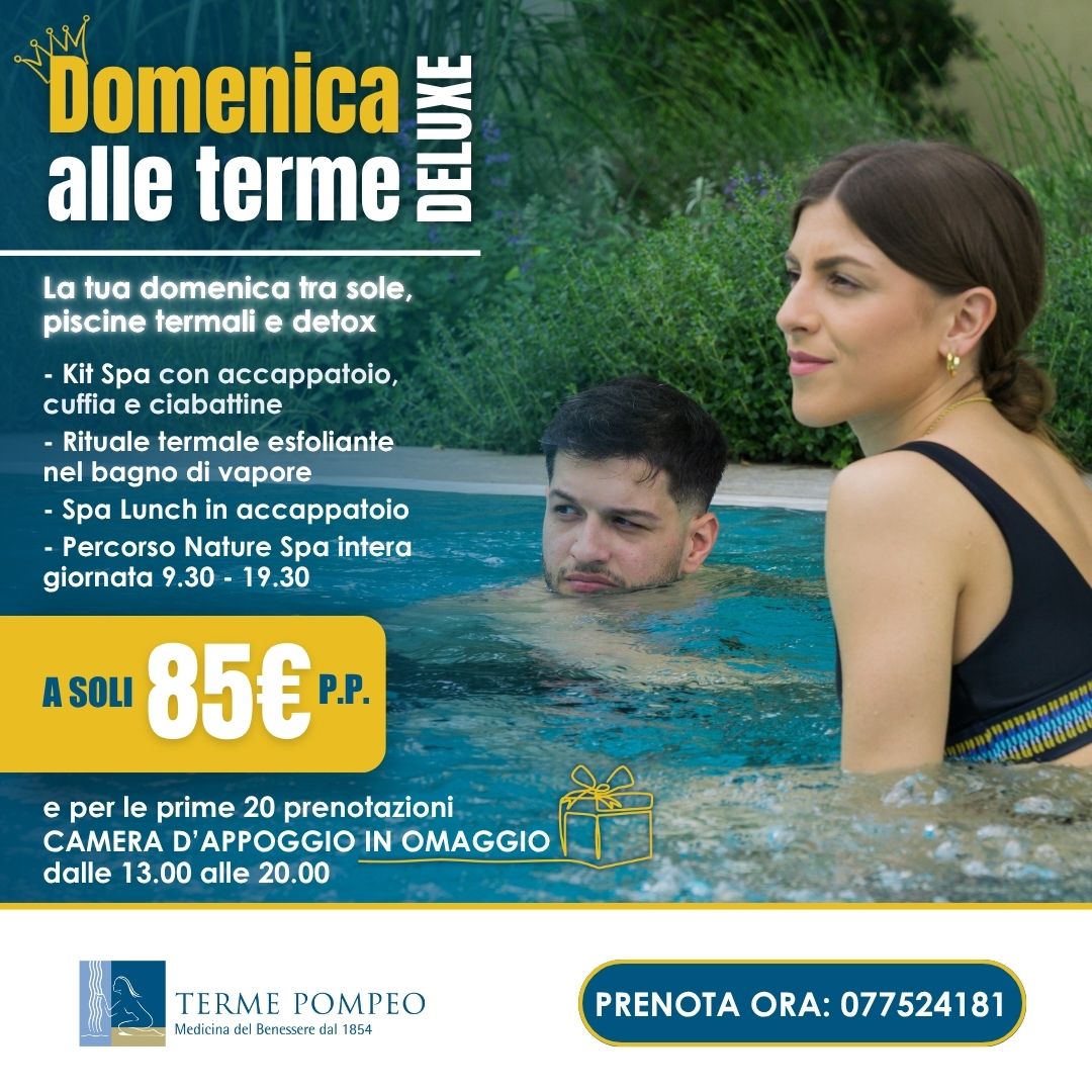 domenica deluxe con camera omaggio